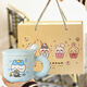 Zhewei chiikawa usaki meilleur ami petit ami et petite amie soeur cadeau d'anniversaire haut sn4877 mignon se shuai 420 ml tasse + cuillère à balle de lait + couverture + boîte en mousse emballage