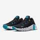 Nike (NIKE) Men's FREE METCON 4 Black and White Air Cushion Cushioning Summer Mesh Breathable Running Shoes CT3886-234 CT3886-004/Spring 44.5