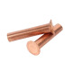 Cheeby Copper Countsunk Head Rivet Solid Rivet GB869 Cabezal de cono plano Cabezal sólido Cobre Cobre sujetadores M3x5 [50 piezas]