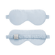 MANITO/Manita Mulberry Silk Eye Mask Light-blocking, Soft and Breathable for Sleep, Lunch Break, Travel and Skin Friendly Glacier Blue