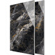 XMSJ Mediterraner Luxusstein Marmorfliesen 750x1500 Badezimmer Fliesen Villa Hall Floor Fliesen Dunkle Fliesen 7501 750*1500