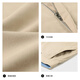 Sept shorts occasionnels de loup [coton froid, cool instantané] NOUVEAU SUMBRE SUMBRÉE de pantalons masculins minces et confortables 701 (kaki) 34 A