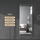 Zhenjinfang Cloakroom full-body dressing mirror wall-mounted self-adhesive household wall-mounted fitting mirror wall-mounted entrance door entrance sticker mirror Classic black 100*200 [Floor-standing large size model]