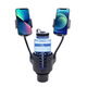 He Jiagong car kettle fixing rack car cup holder one-minute two multi-function large-diameter double water cup extended beverage stand solid HW29-SD1048 cup holder-four holes