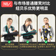 纽贝乐（NewBealer）婴儿背带腰凳新生儿横抱式抱娃神器小月龄宝宝前后两用多功能抱托 洛可可粉：双肩横抱，出生就能用