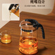 Eight Thousand Lines Teapot Elegant Cup Tea Water Separation Glass Tea Set Lazy Tea Making Artifact Small Teapot Single One-Click Filter