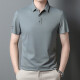 
Anislun light luxury aristocratic short-sleeved T-shirt for men in summer thin solid color fashion casual and versatile half-sleeved top T-shirt for men 9859 light brown M 170 [recommended 120-134 Jin [Jin equals 0.5 kg]]