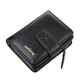 Willet Kangaroo New Men's Short Multi-Card VERTICAL CARDICA CARNE BALLER DE MONEZA BLOCA Multi-función Bolsa de billetera japonesa y coreana Negro
