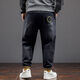 
Fei Shimi Autumn New Fashion Brand Elastic Small Foot Jeans Fat Loose and All-Match Pants Elastic Waist Fat Pants 300 Jin [Jin equals 0.5 kg] Black 9905 XL 1 (130-150 Jin [Jin equals 0.5 kg])