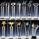 
Junyuan Crystal Trophy Medal Customization Creative Thumb Five-pointed Star Competition Awards Gifts Enterprise Authorized Brand Company Sales Excellent Employee Team Trophy Contact Customer Service Customization
