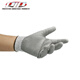 Pip Guantes PU de alto rendimiento de corte de corte trenzado sin costuras proporciona excelente súbdito de corte resistente al desgaste 719DGU Grey Light Grey M