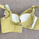 Aidai 2023 New BRA 6629 Top montierte atmungsaktive Meridian-Einstellung Typ Weichstahl Ring Frauen Unterwäsche gelbe Blätter (Dicke ca. 2 cm) 75B mittelschwerbecher ca. 1 cm