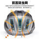 ROCKBROS cycling helmet with taillight charging luminous mountain road bicycle helmet men's safety helmet equipment titanium color