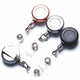 Kafus Outdoor Caravan Schnalle lächelndes Gesicht Voller Eisen Metall Teleskop Schnalle Arbeitszertifikat Kartenhalter Arzt Krankenschwester Taillenkarte Zugangshalter Halter Abzeichen Zinklegierung Easy-Pull-Schnalle Lanyard Custom Tropf Gummi tropftropfen Plastik