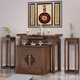 Household offering table Solid wood supply table New Chinese-style solid wood serving table Guan Public offering Taiwan incense table FAS grade North American black walnut natural wood wax oil 1