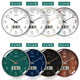 Compas Wall Clock Radio Clock 2025 Гостиная часы Стильные простые календарные офисные экзамены школы автоматическое время черно -белое 14 -дюймовое 6219 Радиозам (диаметр 35 см)