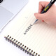 Baoke PC1048 Neutral Wasser Stift extra dicke 1,0 mm Signaturstift große Kapazität Signaturstift angepasst, um PS1920 schwarzes Büro dicker Kopfwasser Stift glatt schwarz neutral Stift 6 zu füllen