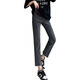 
Yi Baiyi maternity pants for spring and summer new style of maternity jeans for outdoor wear new straight-leg pants casual pants spring and summer nine-point pants retro light blue L