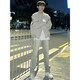 Digada autumn and winter jacket men's flight jacket men's cotton jacket men's plus velvet thickened baseball uniform men American retro couple TMZXF-W04 gray (spring and autumn style) 3XL [Suggested 150-170Jin [Jin equals 0.5 kg]]