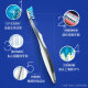 Crest full-quality 7-effect toothbrush 2 tongue brushes small wide head soft hair adult massage gum cleaning elastic anti-slip brush handle