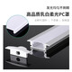 Lampe à ligne LED Liangfan LAMPE EN ALUMINUM EN ALUMINUM lampe de la ligne de ligne intégrée avec fente de carte en forme de 1 cm 1509 avec bord