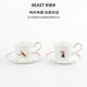 Brutalist Chiba Rose Series Bone China Tea Set Afternoon Tea Cup Birthday Gift Wedding Chiba Rose Bone China Tea Set