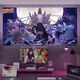 Karora Naruto mobile game poster wall sticker Uchiha Madara Obito Akatsuki organized dormitory bedroom self-adhesive painting FY(PP)1463 width 60cm-height 30cm