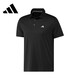 Футболка с короткими рукавами Adidas Мужская новая бизнес-лацка-лацлина поло в рубашке с короткими рубашками летние накалывания с коротким сырным спортом.