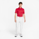 耐克（NIKE）DRI-FIT泰格伍兹男子高尔夫翻领T恤POLO速干DZ5381 687健身红_白 M