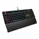ROG Ranger 2RX PBT version mechanical keyboard wired e-sports gaming keyboard RX blue axis RGB backlight waterproof and dustproof keyboard 104-key chicken/fearless contract black