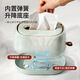 Youjia Liangpin tissue box living room paper box storage box with spring light luxury napkin box household paper roll box light green