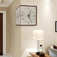 
Double-sided wall clock living room corner clock home modern simple and atmospheric solid wood clock decoration two-sided hanging watch 9195 wood pure white perpetual calendar model (movement) 12 inches