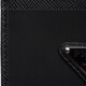 Prada/Prada [chinesisches Valentinstagsgeschenk] Herrener recycelter Nylon und Saffiano Cowhide Leder Card Clip Schwarz