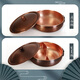 Extra thick copper hot pot pure handmade household induction cooker gas mandarin duck pure copper pot retro mutton soup copper basin clear soup 30cm extra thick retro copper pot