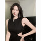 忆静萱（YIJINGXUAN）法式高端气质露背名媛连衣裙女夏季新款轻奢小众感晚礼服裙子夜店 主图款 M 95-105斤
