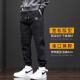 真维斯（JEANSWEST）休闲裤男款2025春夏新款工装裤男士宽松束脚运动裤长裤子夏季男裤 666深灰(常规） XL 码
