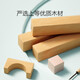 Mingta wooden building block toys Morandi color children's assembly and building early education enlightenment birthday gift 100 large particles (storage barrel)