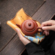 SUSHI CERAMICS tea towel Qianli Jiangshan country trend double absorbent Zen dry brew teapot mat