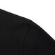 YOUNGOR long-sleeved POLO shirt men's lapel embroidered chest pure cotton fabric feels soft, delicate and breathable POLO shirt VLPC505999ACA black 2XL