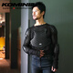 KOMINE SAFETY&INNOVATION越野摩托古风铠甲系列CE2级防摔全网眼高弹通风骑士护甲衣SK-844 黑色 S