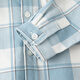 DAVE&BELLA boys' shirts, long-sleeved children's tops, children's plaid shirts, boys' clothes, spring new children's clothes, blue, in stock, 100 cm (recommended height 90-100cm)
