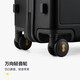 Horizon 8 (LEVEL8) Luggage Password Trolley Case Women's and Men's Checked Travel PC Case 26-inch Large Capacity Traveler Series Black