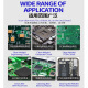 Réparateur à laver l'eau de nettoyage sans plomb amical de l'agent de nettoyage mobile PCB Circuit mère Blanc White Electric Huile Machine à colle liquide Reméover Version S880 Type non combustible [520G + Brosse noire] Élimination rapide de la poussière sèche