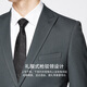 Shanshan Wool Tencel Suit Men's Business Casual Professional Formal Stiff Groomsmen Grooms Dress Suit Green L 175/92A(48)175/84A(86)