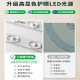 大观园简约客厅吊灯创意卧室灯月球泡泡吊线灯卡通星球吊灯广东中山灯具 9734金色13头三色白球12cm