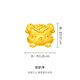 周大福十二生肖 吉祥趴趴萌兽足金黄金转运珠送礼 多款可选 EOR829 趴趴羊