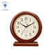 Polaris Solid Wood Table Clock Living Room Retro Desk Clock Home Clock New Chinese Large Font Quartz Clock for the Elderly T801 (Height 22.5cm Width 21.5cm)