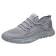Snguny High-Light Luxury Brand Casual Shoes Capital Shoes 2025 Sports Sports Sports Sports Sports Men a los zapatos de malla delgados transpirables para hombres Shoes para hombres Grey 9195 44