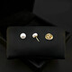 Biyun Xiao Pearl Brooch High-end Women's Exquisite Freshwater Collar Pin V-neck Shirt Anti-Exposed Buckle Accessories 3879 A pair