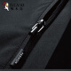 
Woodpecker Jacket Men's Jacket Autumn and Winter Clothes Men's Three-in-One Shock Clothes Hooded Loose Sports Working Top Men 6628 Black L (110-125Jin [Jin equals 0.5 kg])